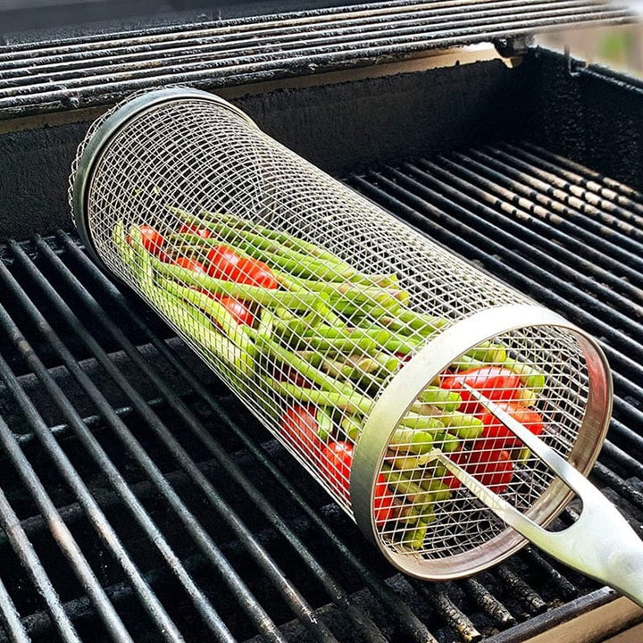 Cylinder Grill Basket