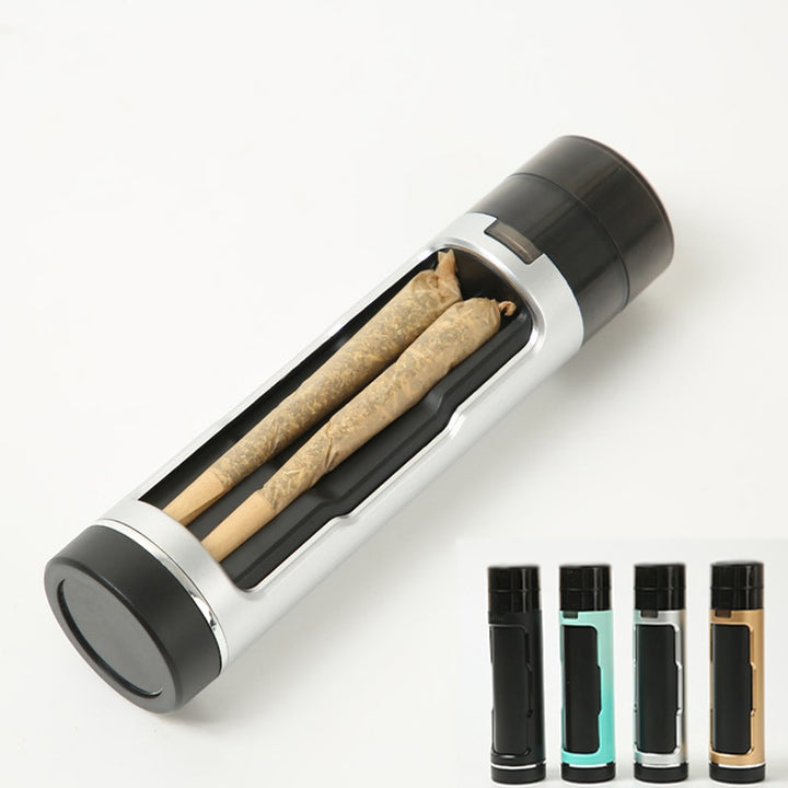 3 In 1 Tobacco Grinder Cigarettes Case