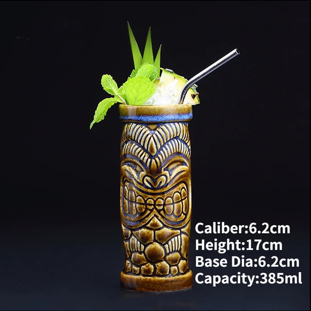 Hawaii Ceramic Tiki Mugs